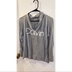 Thin, gray sweatshirt